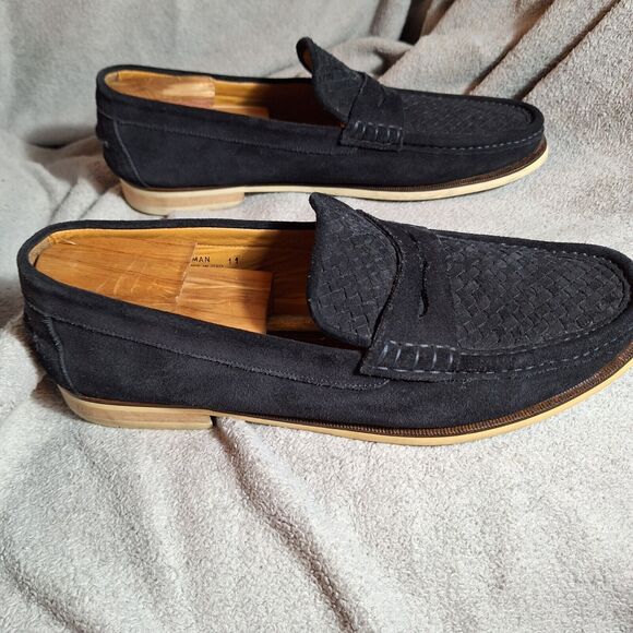Saks Fifth Avenue Black Loafers main image 5